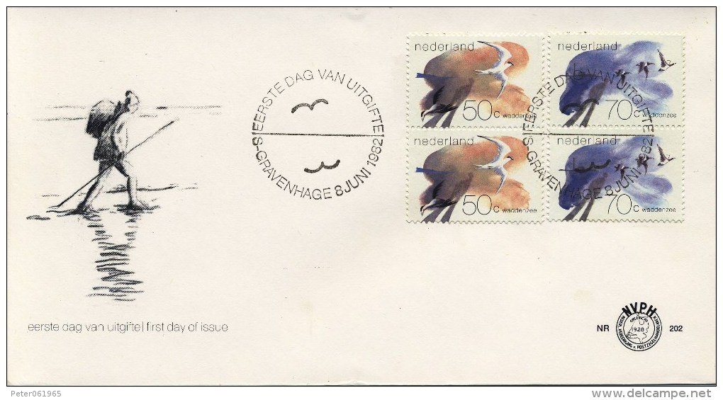 E202 Met Paren - Blanco / Open Klep - FDC