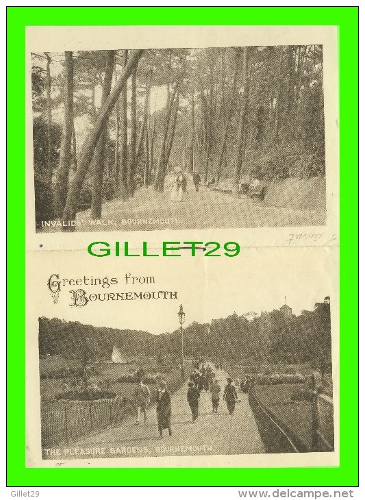 BOOK - GREETINGS FROM BOURNEMOUTH, DORSET - 8 IMAGES OF DIFFERENT PLACES  - - Europe