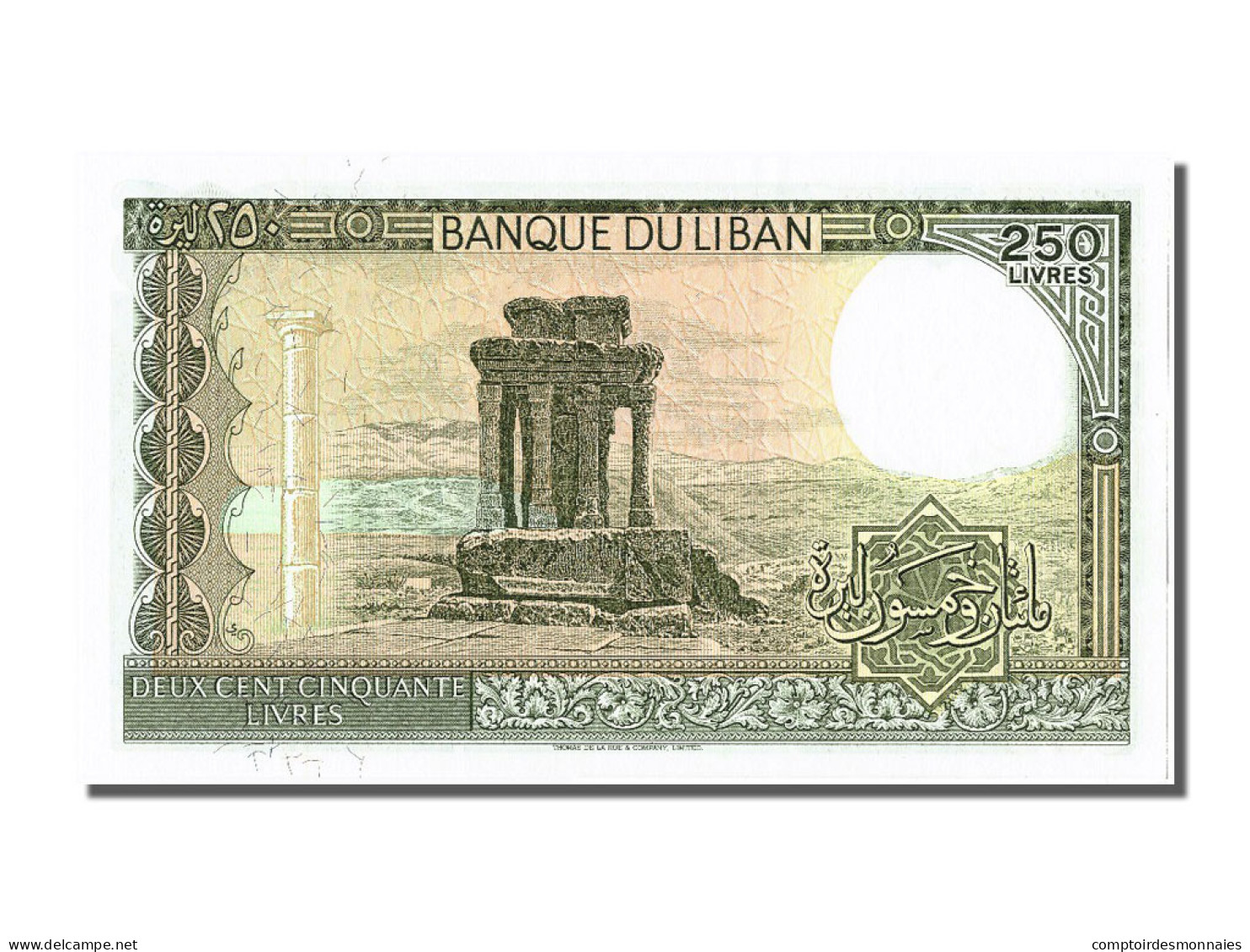 Billet, Lebanon, 250 Livres, 1988, NEUF - Liban