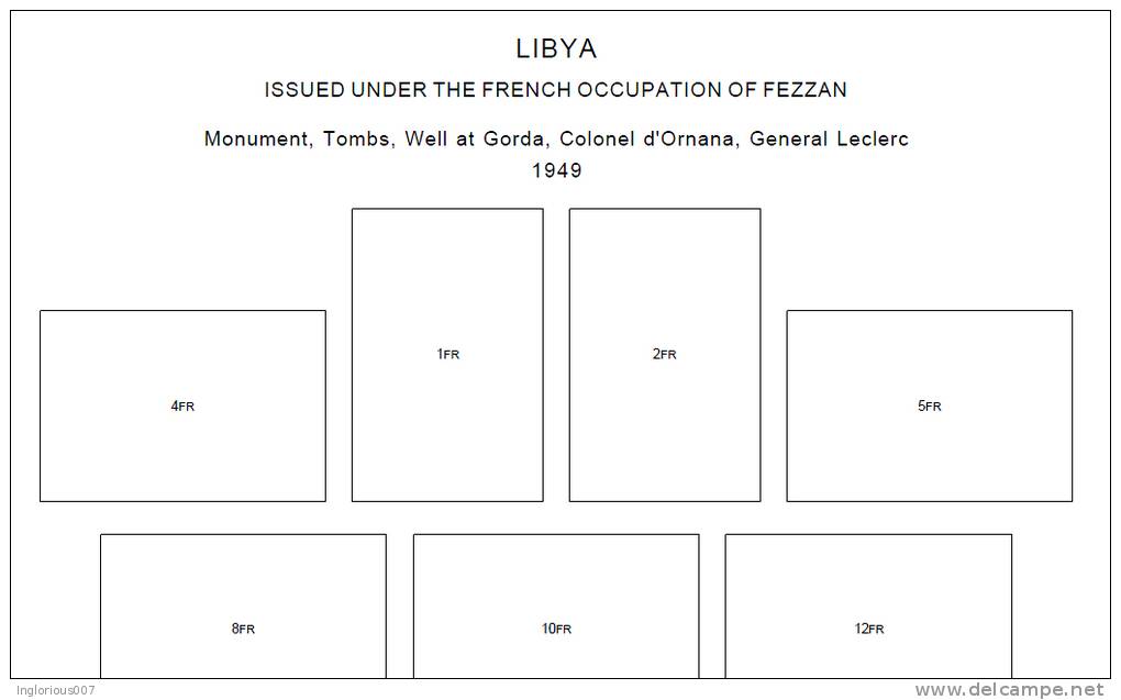 LIBYA STAMP ALBUM PAGES 1912-2011 (370 pages)