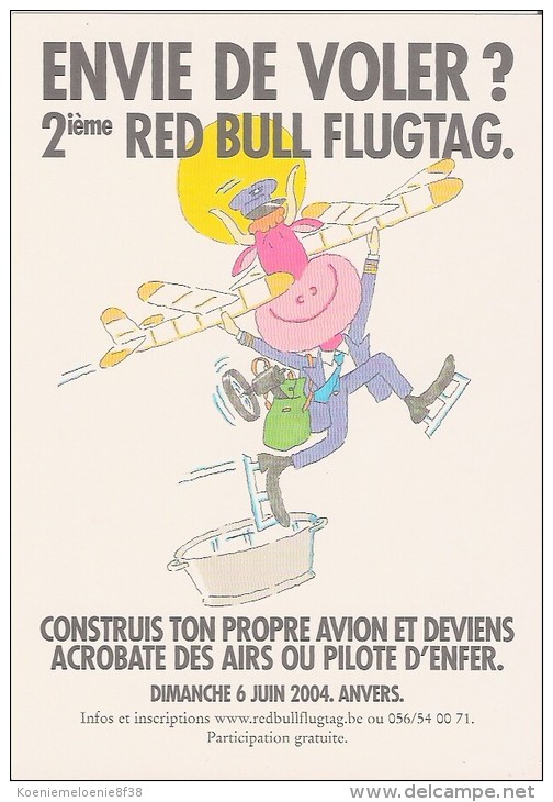 BOOMERANG  FREE CARDS   -   RED BULL  2° RED BULL FLUGTAG - Pubblicitari