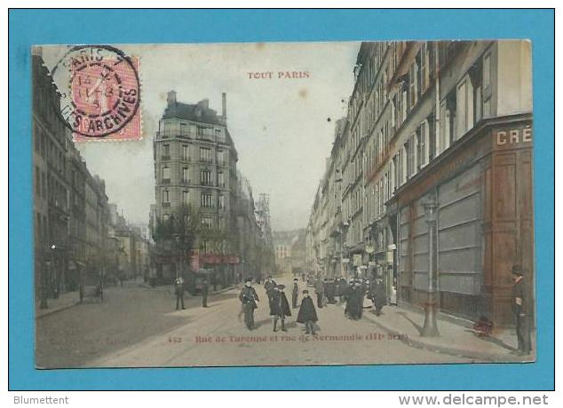 CPA 452TOUT PARIS - Rue De Turenne Et Rue De Normandie (IIIème) - Collection FLEURY - Distretto: 03