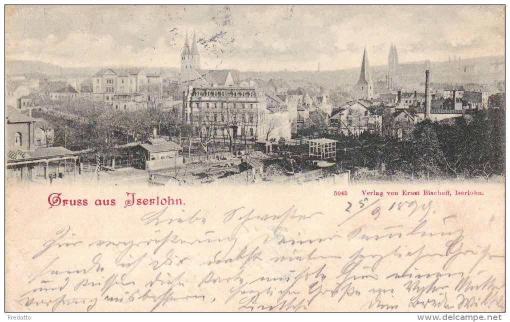 Gruss Aus Iserlohn.1899 - Iserlohn