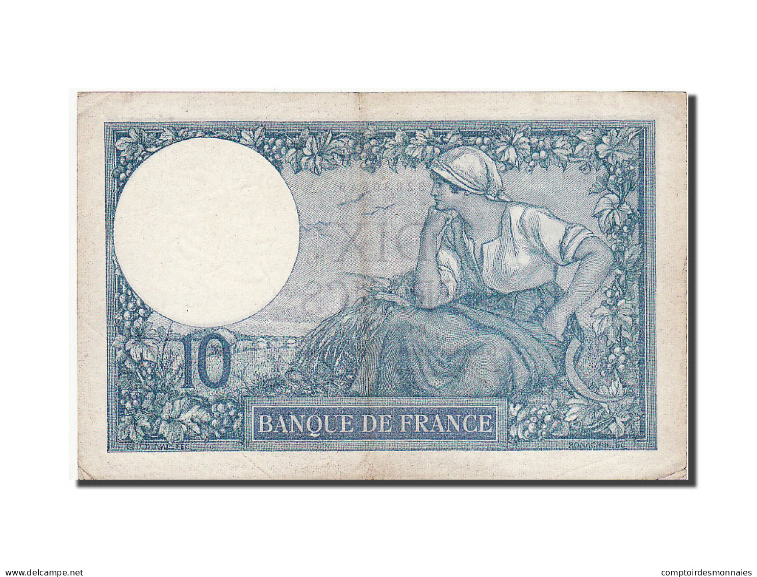 Billet, France, 10 Francs, 10 F 1916-1942 ''Minerve'', 1916, 1916-07-18, SUP - 10 F 1916-1942 ''Minerve''