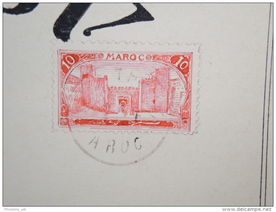 FRANCE - MAROC- Superbe Illustration Manuelle - 1 Ex -  Superbe - A Voir - Lot N° 10616 - Other & Unclassified