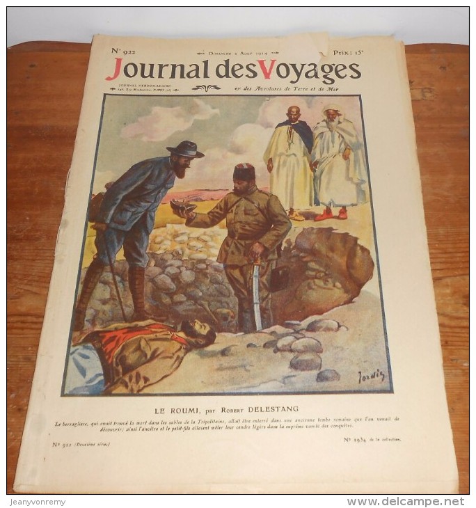 Journal Des Voyages. Le Rhinodon Typicus. Caucase. Géorgie. Les Peaux Rouges. 2 Août 1914. - Autres & Non Classés