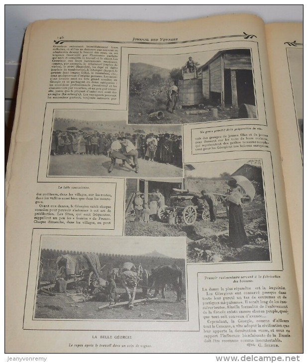 Journal Des Voyages. Le Rhinodon Typicus. Caucase. Géorgie. Les Peaux Rouges. 2 Août 1914. - Autres & Non Classés