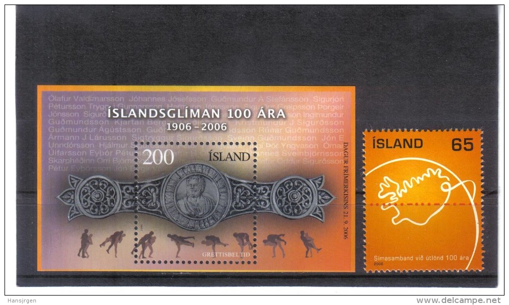 UPU1093  ISLAND  2006  Michl  BLOCK 41 + 1141  ZÄHNUNG Siehe ABBILDUNG - Unused Stamps