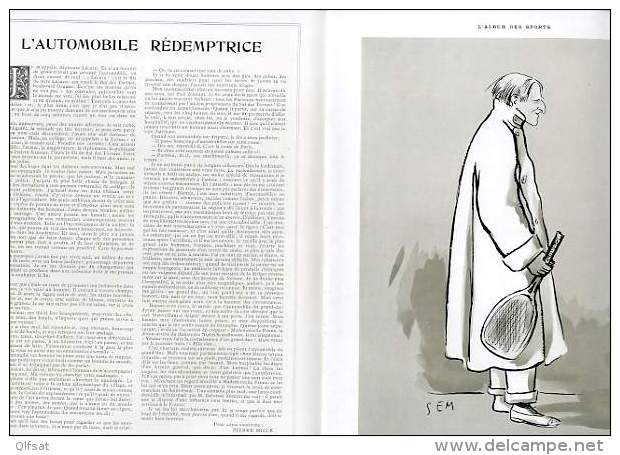 Journal Luxe Les Sports Modernes 1907 Job Equitation Sem Tennis Ritchie Doherty Meeting Monaco Chiens Police Escrime - Altri & Non Classificati