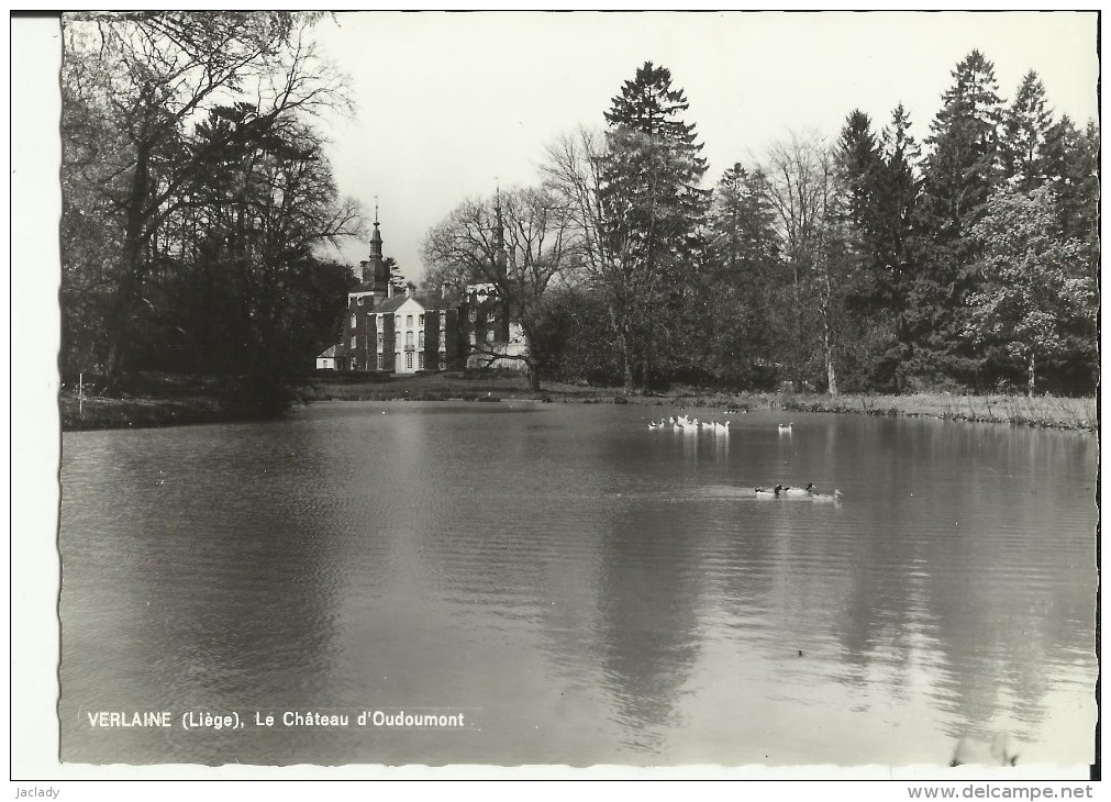 Verlaine (Liége) -- Le Château D' Oudoumont.    ( 2 Scans) - Verlaine