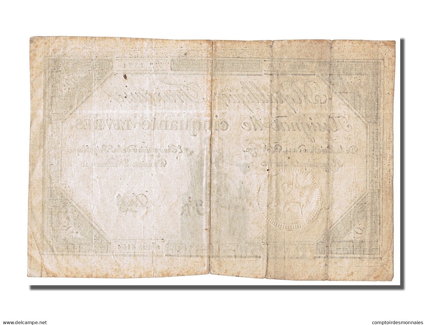 Billet, France, 50 Livres, 1792, Develle, TTB, KM:A72, Lafaurie:164 - Assignate