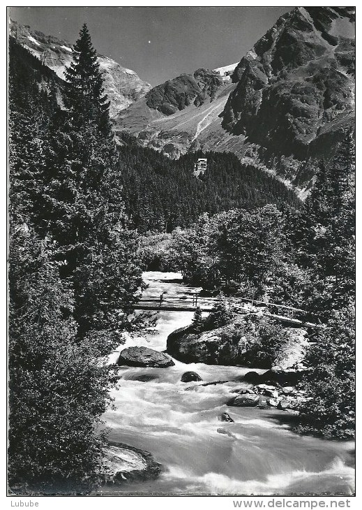 Maderanertal - Kurhaus SAC, Holzbrücke            Ca. 1950 - Altri & Non Classificati