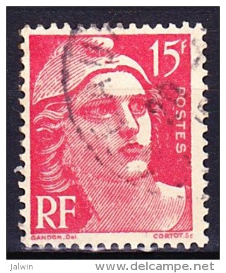 FRANCE 1948 YT N° 813a Obl. TYPE II - 1945-54 Marianne De Gandon