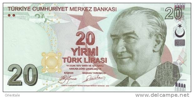 TURKEY P. 224 20 L  2009 UNC - Turkije