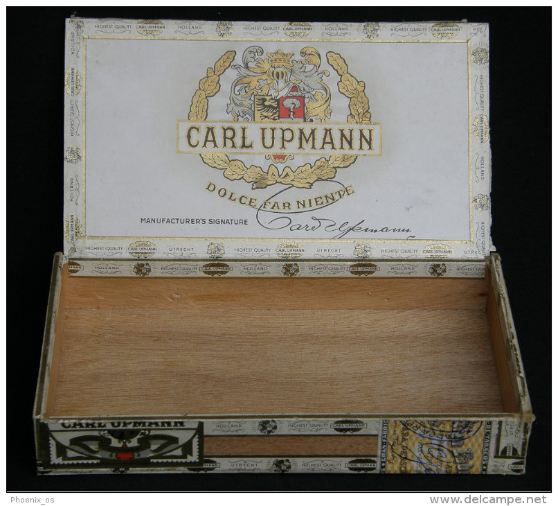 CIGAR CASES - Mahogany Wood - Carl Upmann - Estuches Para Puros