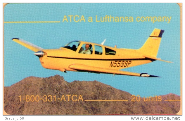 United States - SKU-10718, ATCA: Lufthansa Airplane Flying School (Yellow Plane), 20 U, 2000ex, Mint - GTS