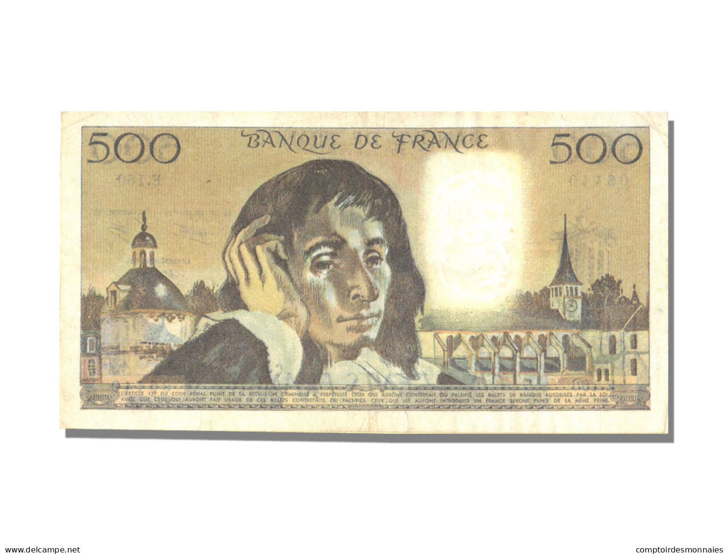 Billet, France, 500 Francs, 500 F 1968-1993 ''Pascal'', 1982, 1982-08-05, SUP - 500 F 1968-1993 ''Pascal''