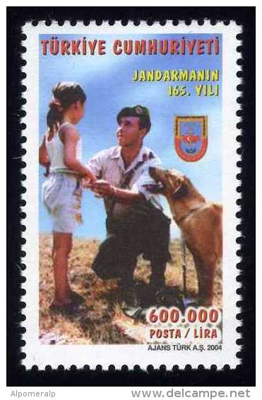 TURKEY 2004 (**) - Mi. 3384, 165th Year Of Gendarme - Nuovi