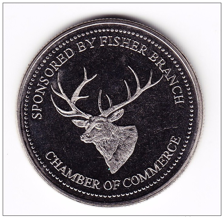 2000 Fisher Branch Chamber Of Commerce $2 Token - Canada