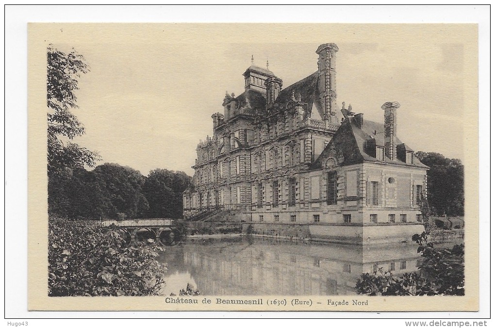 BEAUMESNIL - LE CHATEAU - FACADE NORD - CPA NON VOYAGEE - Beaumesnil