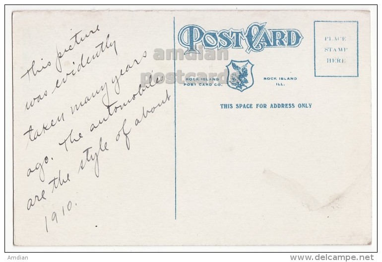 DAVENPORT IOWA ~ US POST OFFICE BUILDING ~ C1920s Vintage Postcard ~ Iowa [6015] - Davenport