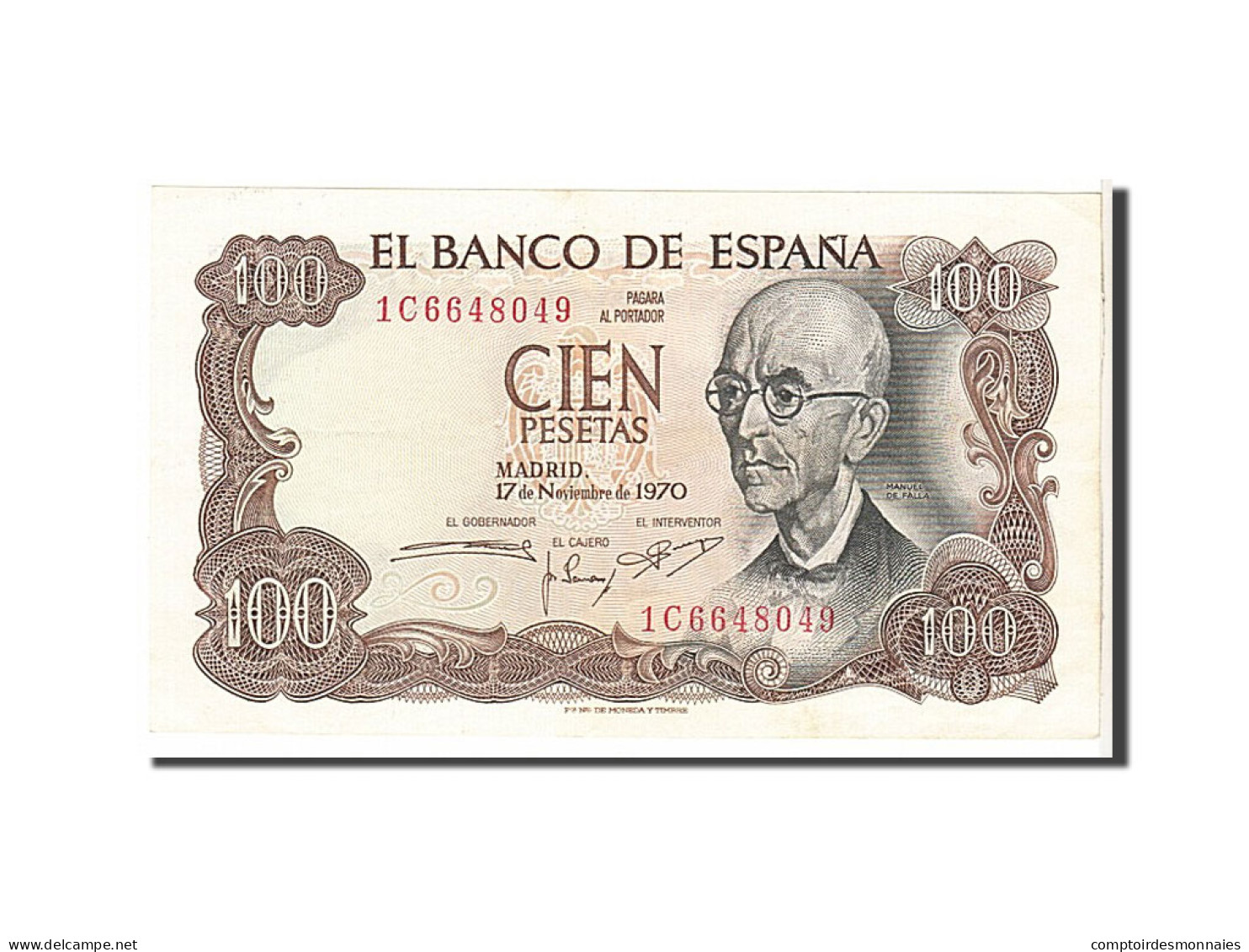 Billet, Espagne, 100 Pesetas, 1970, KM:152a, SUP - 100 Pesetas