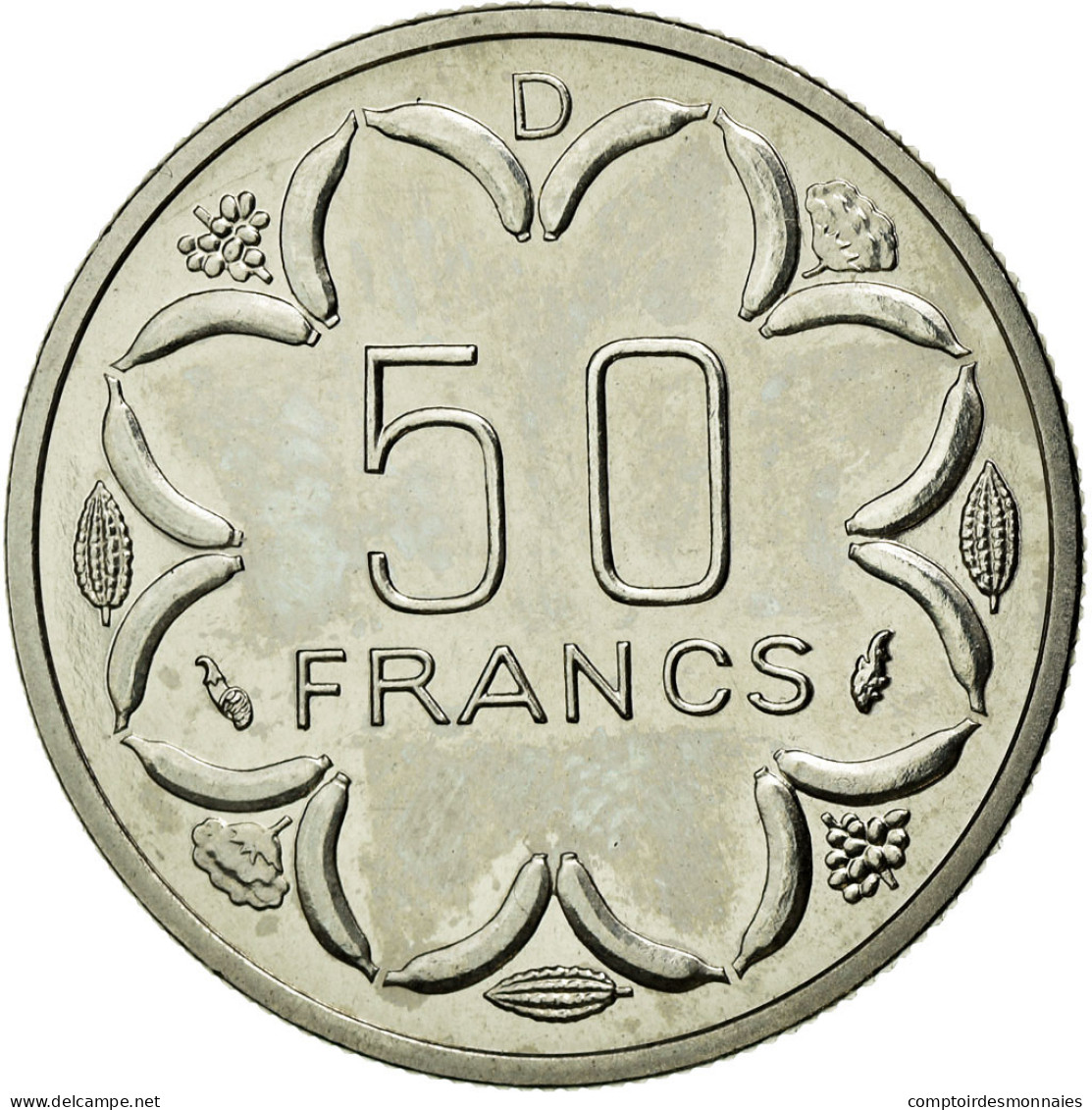 Monnaie, West African States, Franc, 1976, FDC, Steel, KM:8 - Gabon