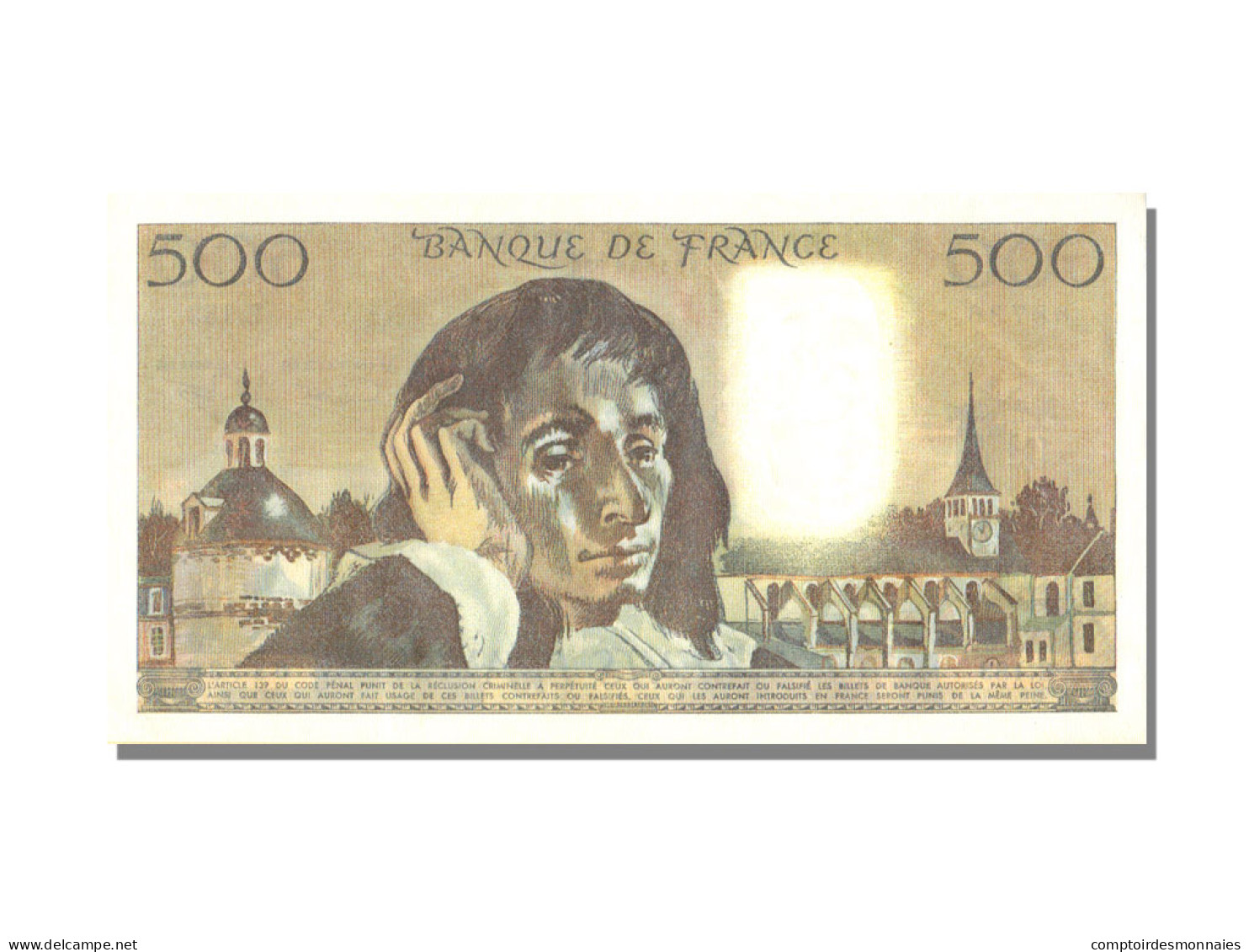 Billet, France, 500 Francs, 500 F 1968-1993 ''Pascal'', 1983, 1983-01-06, SPL+ - 500 F 1968-1993 ''Pascal''