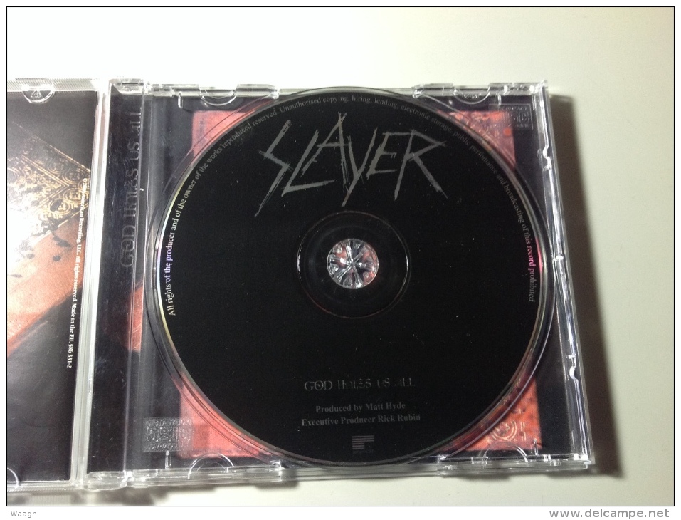 SLAYER God Hates Us All CD RUSSIAN Press - Hard Rock & Metal