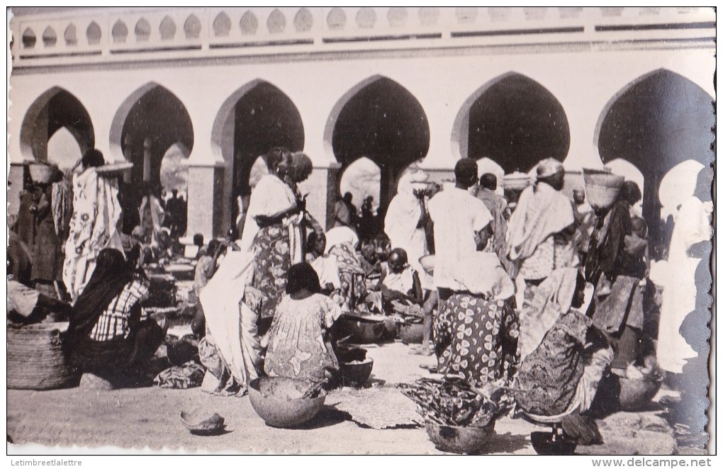 ⭐ Tchad - Fort Lamy - Carte Photo - CP - Le Marché ⭐ - Tchad