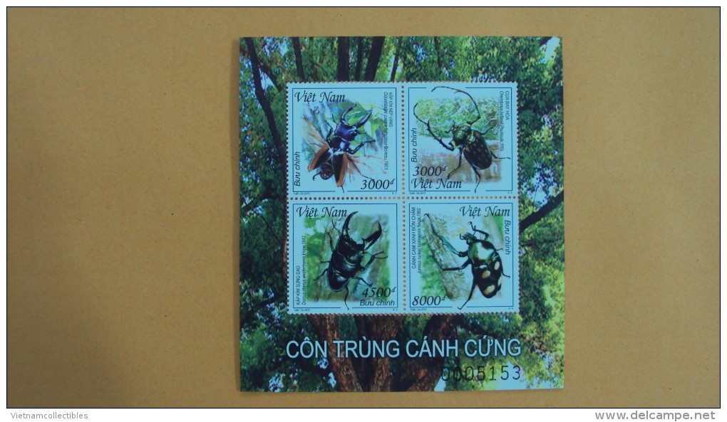 Vietnam Viet Nam MNH Sheetlet : Insects / Insect / Bug (Ms1060) - Issued On 20 Oct 2015 - Viêt-Nam