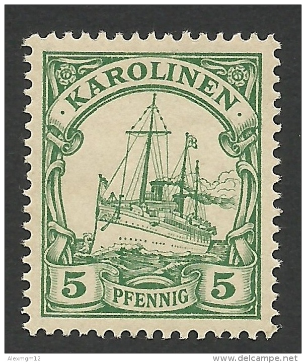 German Karolinen, 5 Pf. 1901, Sc # 8, Mi # 8, MH - Caroline Islands