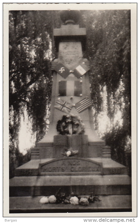 Ancienne Photo Carte Postale Monument Au Morts à Déterminer Guerre WWI - Guerre, Militaire