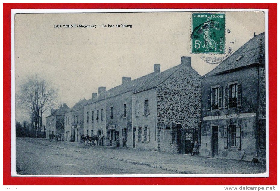 53 - LOUVERNE -- Le Bas Du Bourg - Louverne