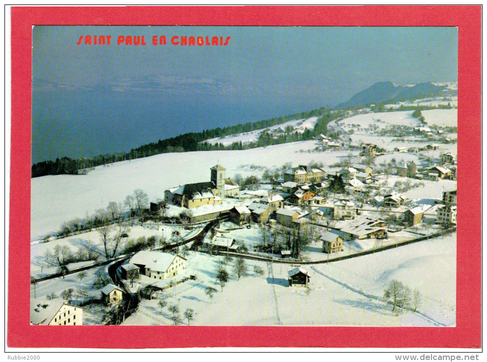 SAINT PAUL EN CHABLAIS  CARTE EN BON ETAT - Saint-Julien-en-Genevois