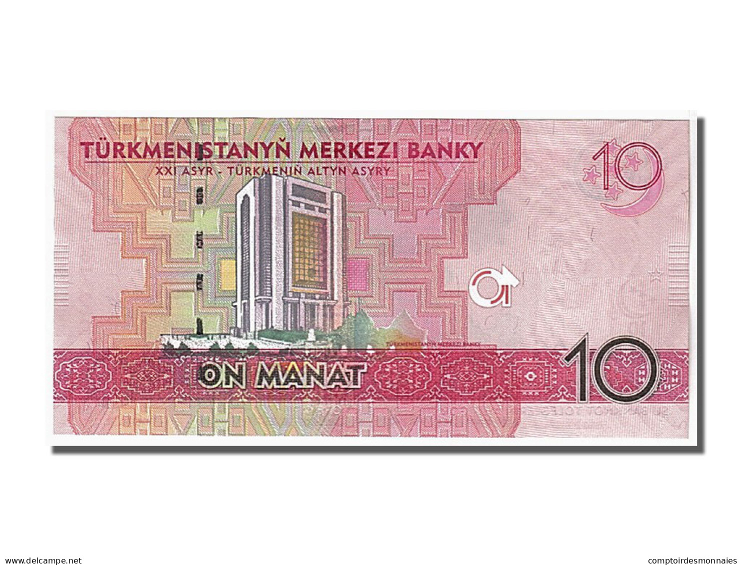 Billet, Turkmenistan, 10 Manat, 2012, KM:24b, NEUF - Turkménistan