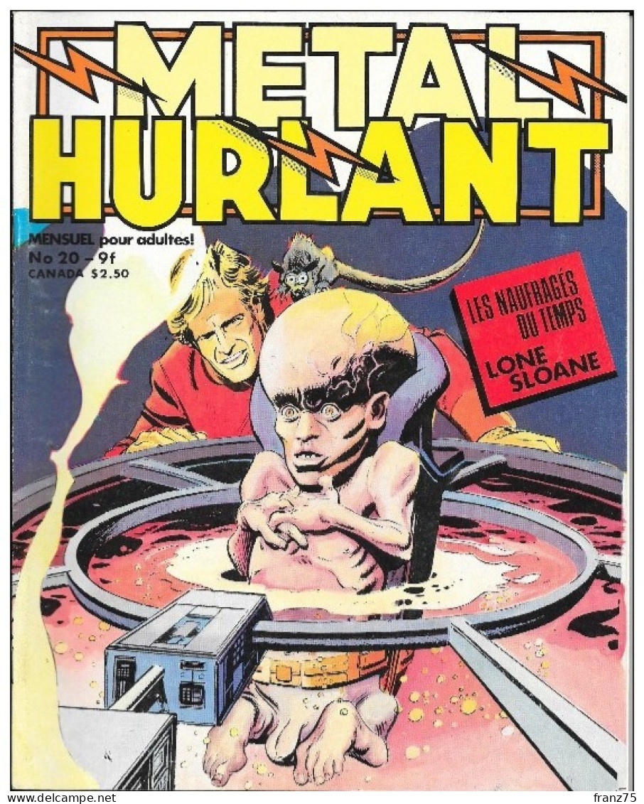 Métal Hurlant-revue Complète N°20-1977--TBE - Métal Hurlant