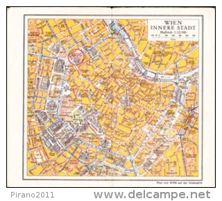 "Plan Von Wien", Mit Karte Von Österreich - Oesterreich