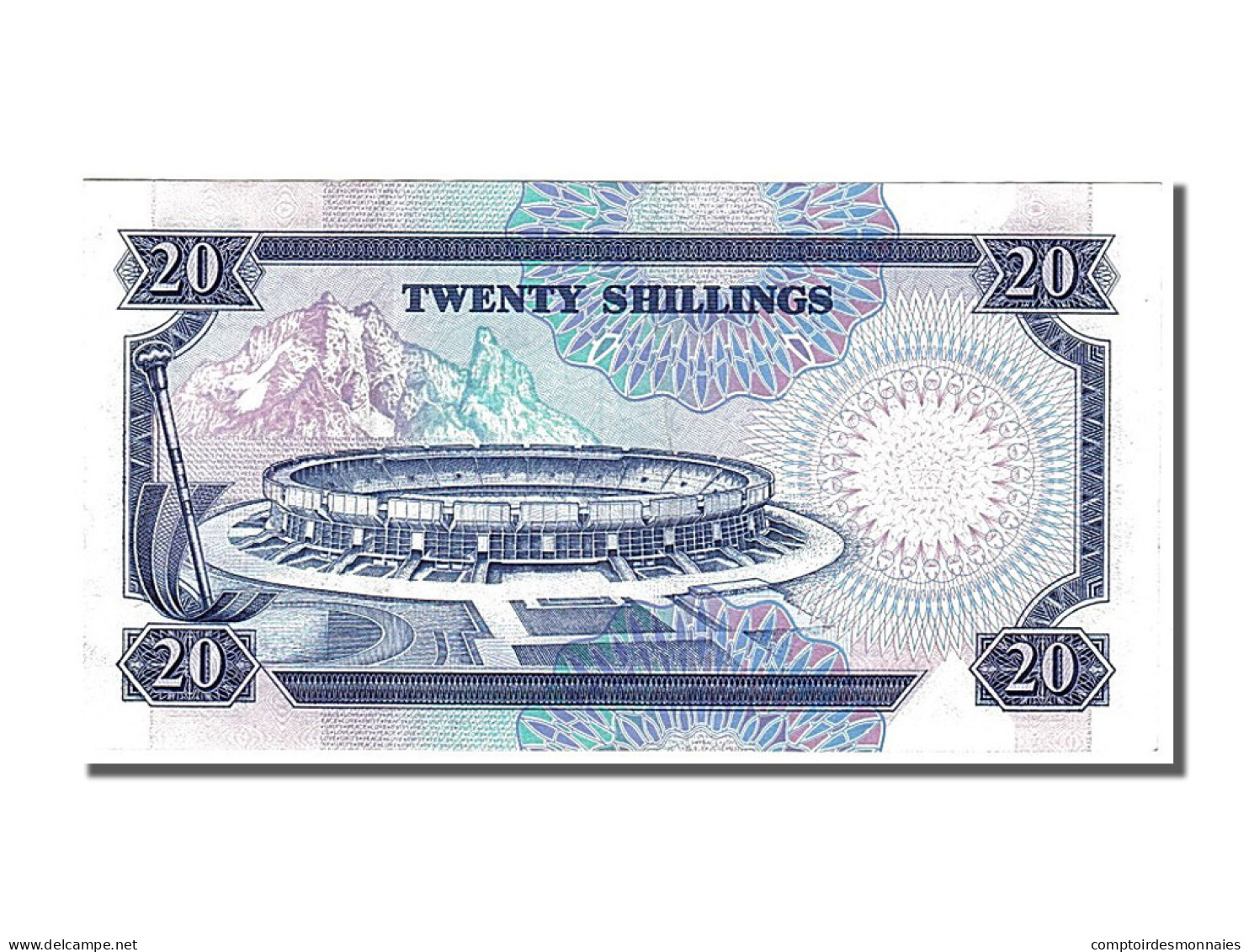 Billet, Kenya, 20 Shillings, 1991, 1991-07-01, KM:25d, SPL - Kenya