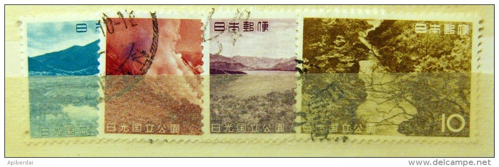 Japon - 1962 Nikko National Park - 4 Stamps - Oblitérés