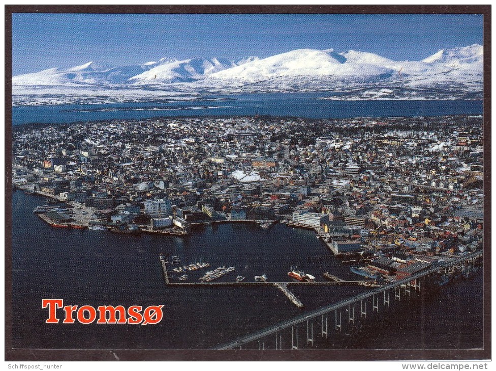 ARCTIC, NORGE/NORWEGEN, NICE Color-Card "TROMSÖ" Unwritten, Look Scan,RARE !! 27.1-15 - Expéditions Arctiques