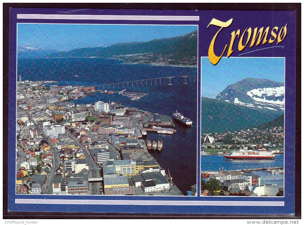 ARCTIC, NORGE/NORWEGEN, NICE Color-Card "TROMSÖ" Unwritten, Look Scan,RARE !! 27.1-10 - Arctische Expedities