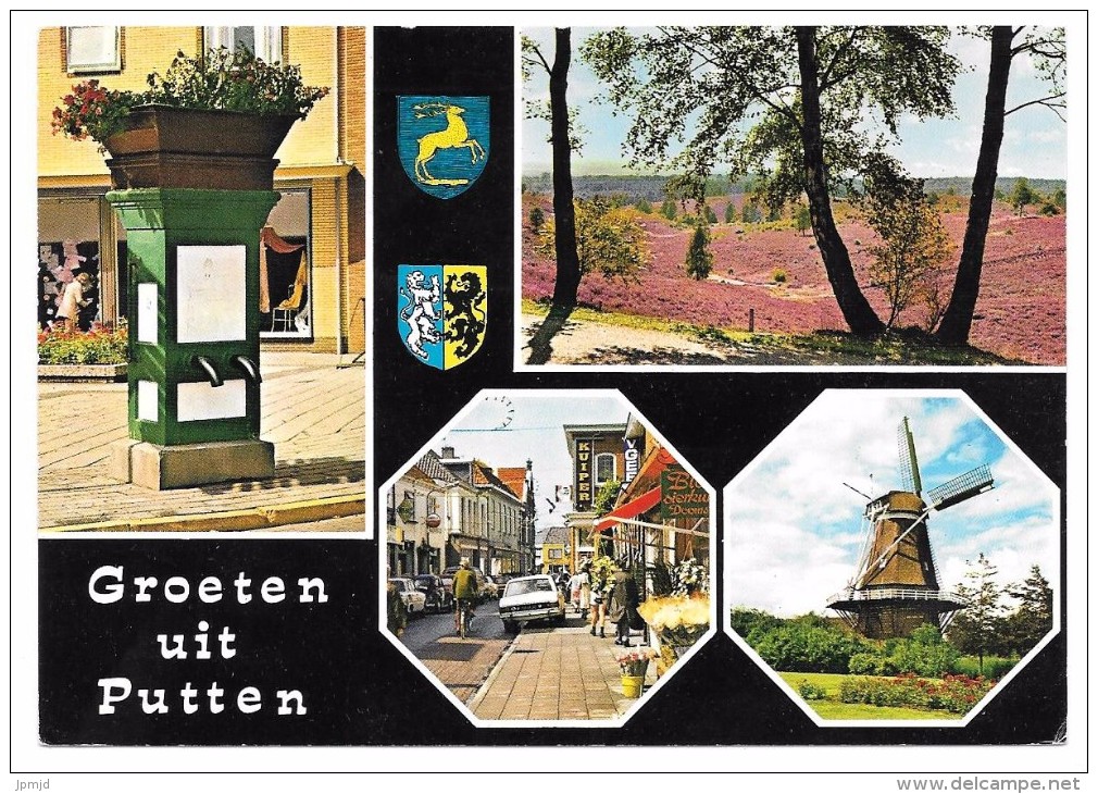 Nederland - Groeten Uit Putten - Multiview - 1982 - Moulin à Vent - Putten