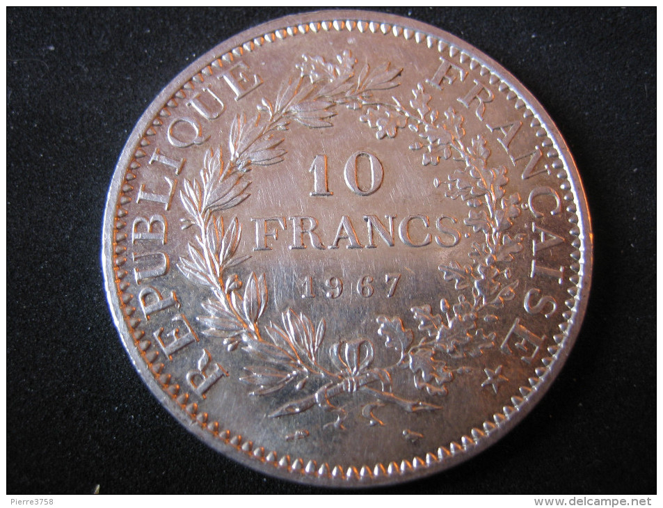 10 Francs Hercule 1967, Une Piéce (accent Sur Le E De REPUBLIQUE) - Sonstige & Ohne Zuordnung
