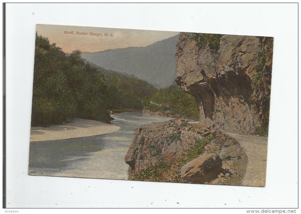 BLUFF , BULLER GORGE , 1045  N Z    1909 - Nouvelle-Zélande