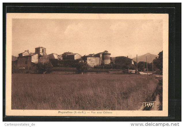 CPA Peyrolles, Vue Sous Château - Peyrolles