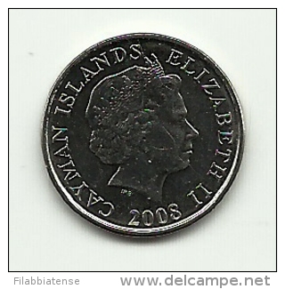 2008 - Cayman Island 5 Cents, - Cayman (Isole)