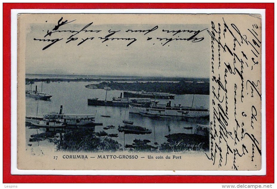 Amérique --  PARAGUAY -- Corumba -- Matto Grosso --  Un Coin Du Port - Paraguay