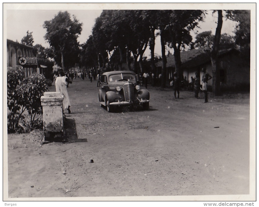 Photo Ancienne Bangassou République Centrafricaine Automobile Texaco - Africa