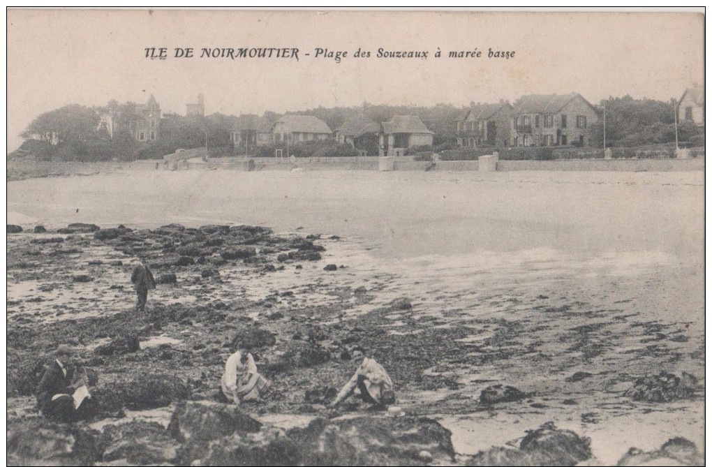 CPA 85. ILE DE NOIRMOUTIER. Plage De Souzeaux à Marée Basse - Ile De Noirmoutier